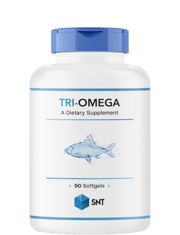 SNT Tri-omega Fish Oil 1000 მგ, 90 კაფსულა