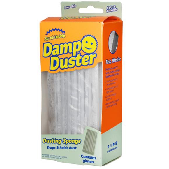 Scrub Daddy,Damp Duster, მტვრის საწმენდი ნესტიანი ღრუბელი, 1 ც.