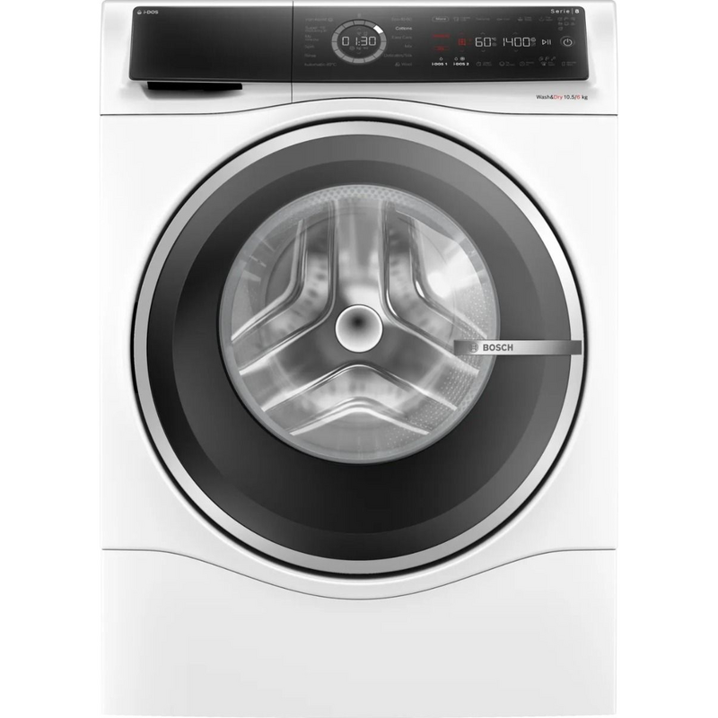 სარეცხი მანქანა Bosch WNC254A0ME Washing machine with Dryer White