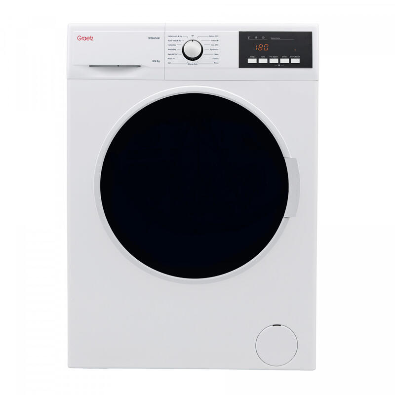 სარეცხი მანქანა Graetz WD8614W Washing machine with Dryer White