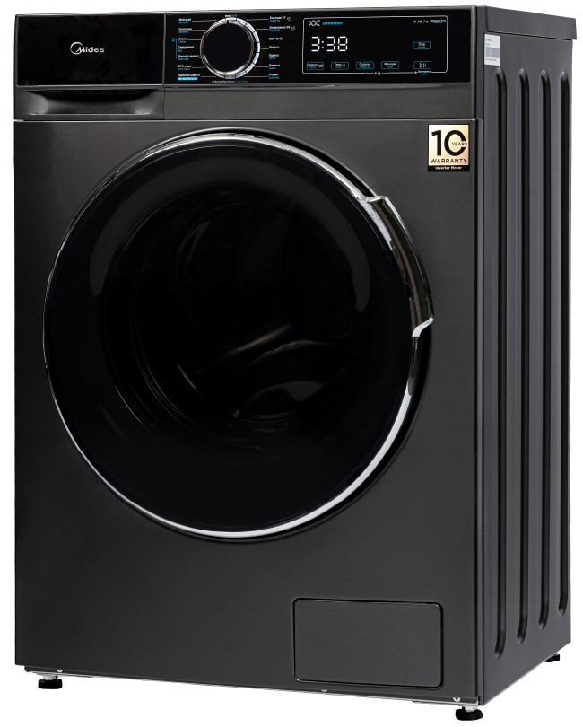 სარეცხი მანქანა Midea MFA01W70B/T Washing Machine Silver