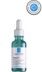 La Roche-Posay Effaclar კონცენტრირებული სახის შრატი ცხიმიანი და პრობლემური კანისთვის 30 მლ