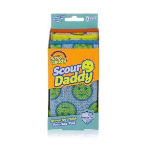 Scrub daddy მაღალტექნოლოგიური ფერადი სახეხი ღრუბელი, 3ც.