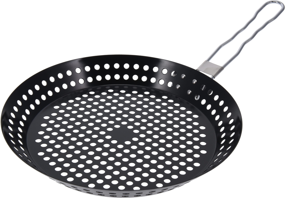 Koopman, Outdoor Essentials, უჟანგავი ფოლადის გრილის ტაფა, ⌀30.5 სმ