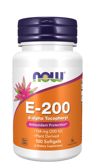Now E ვიტამინი ტოკოფერილი 134 მგ, 100 კაფსულა