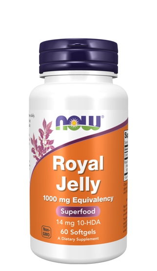 Now Royal Jelly 1000 მგ, 60 კაფსულა