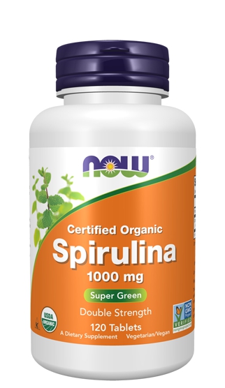 Now სპირულინა 1000 მგ, 120 ტაბლეტი