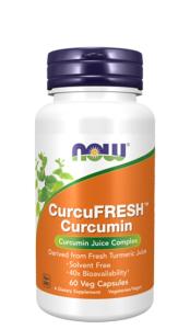 Now CurcuFresh კურკუმინი 500 მგ, 60 კაფსულა