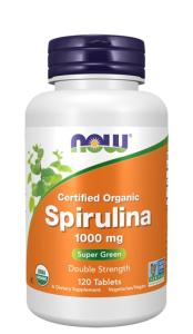 Now სპირულინა 1000 მგ, 120 ტაბლეტი