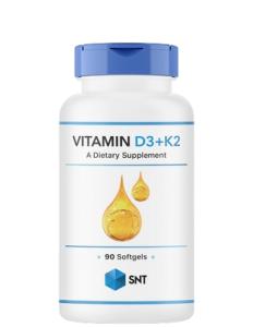 SNT Vitamin D3 + K2 2000 IU, 90 კაფსულა