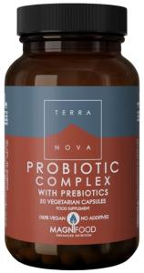 Terranova პრობიოტიკების კომპლექსი პრებიოტიკებით, 50 კაფსულა
