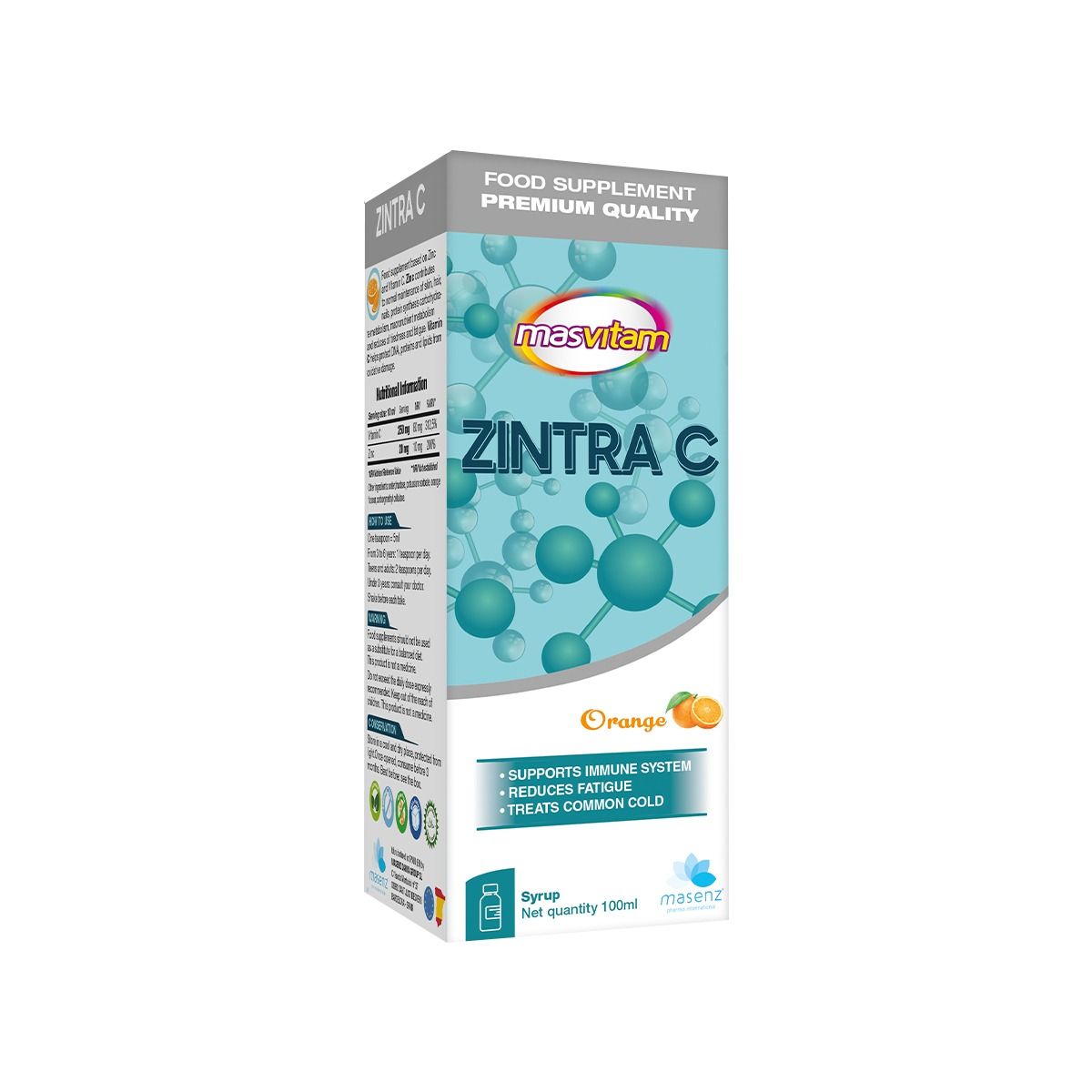 ცინტრა C - Zintra C სიროფი 100მლ