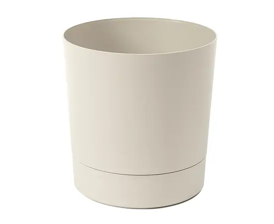 ქოთანი ყვავილის Lamela AURA 280 recycled planter with base - cream 13L
