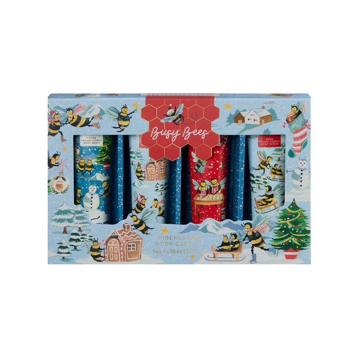 სხეულის მოვლის ნაკრები Busy Bees 2025 8751 ჰესკოტი და აივორი - Heathcote & Ivory