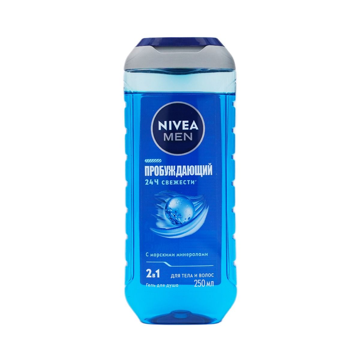 შხაპის გელი კაცის მაცოცხლებელი 250 მლ 0662 ნივეა - Nivea