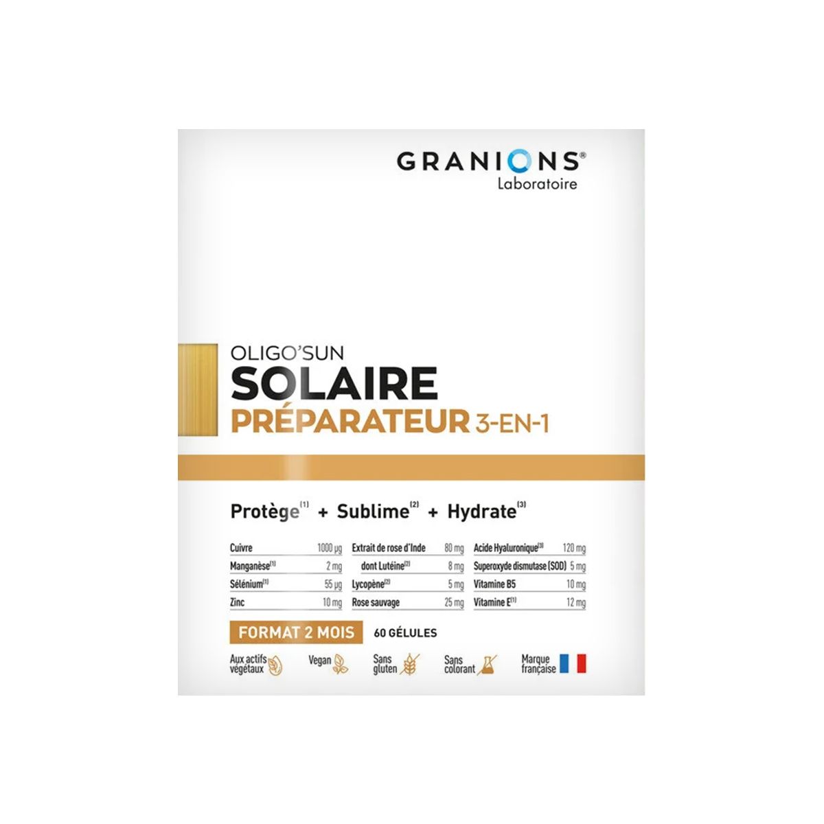 ავტორუჯი Oligo Sun 2In1 60 კაფსულა გრანიო - Granions