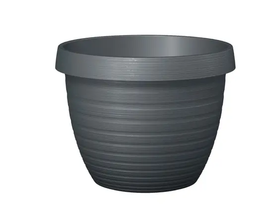 პლასტმასის ქოთანი Scheurich 25/270 Country Star METALLIC GREY