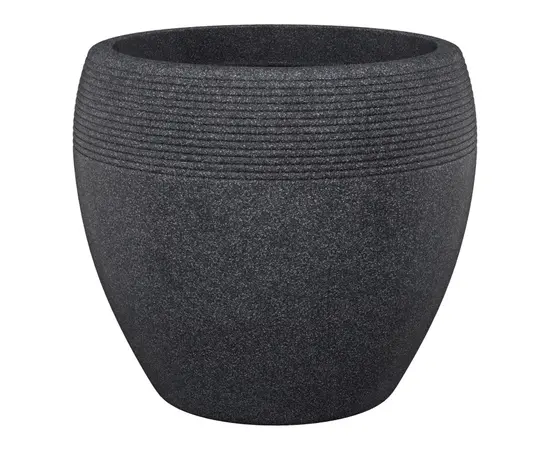 პლასტმასის ქოთანი Scheurich 282/48 PLANTER LINEO SCHWARZ GRANIT