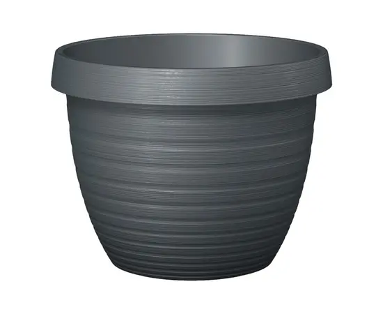 პლასტმასის ქოთანი Scheurich Country Star 270/40 METALLIC GREY