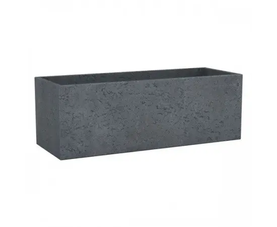 ქოთანი პლასტმასის Scheurich 240/80 C-CUBE LONG STONY BLACK