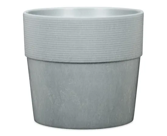 ქოთანი პლასტმასის Scheurich 266/30 GROOVE+ CONCRETE