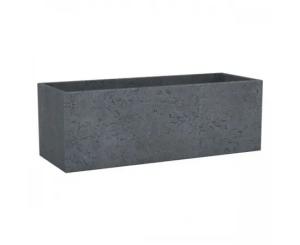 ქოთანი პლასტმასის Scheurich 240/80 C-CUBE LONG STONY BLACK