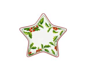 ვარსკვლავის ფორმის თეფში Home Art 23X20 სმ