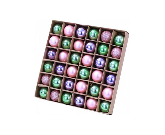 ნაძვის ხის ბურთები 3სმ 36 ცალი C25TJ101