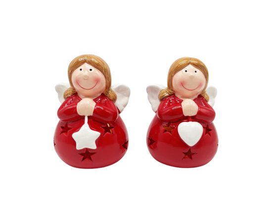 საახალწლო დეკორაცია კერამიკის ანგელოზები 21932/33R