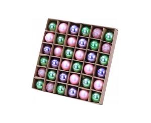 ნაძვის ხის ბურთები 3სმ 36 ცალი C25TJ101