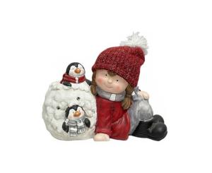 საახალწლო დეკორაცია ნათებით კერამიკის SH-12047