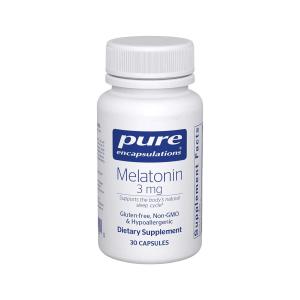 მელატონინი - Melatonin 3მგ 30 კაფსულა ფიური - Pure
