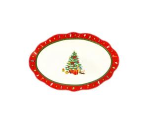 საახალწლო თეფში Home Art 35X20 სმ