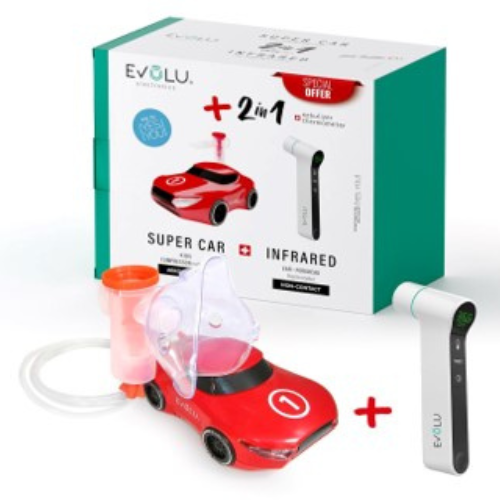 ევოლუ - ნებულაიზერი Evolu Kit Supercar + უკონტაქტო ტერმომეტრი Evolu NonContact