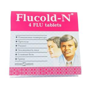 Flucold-N - ფლუქოლდ-N 4 ტაბლეტი