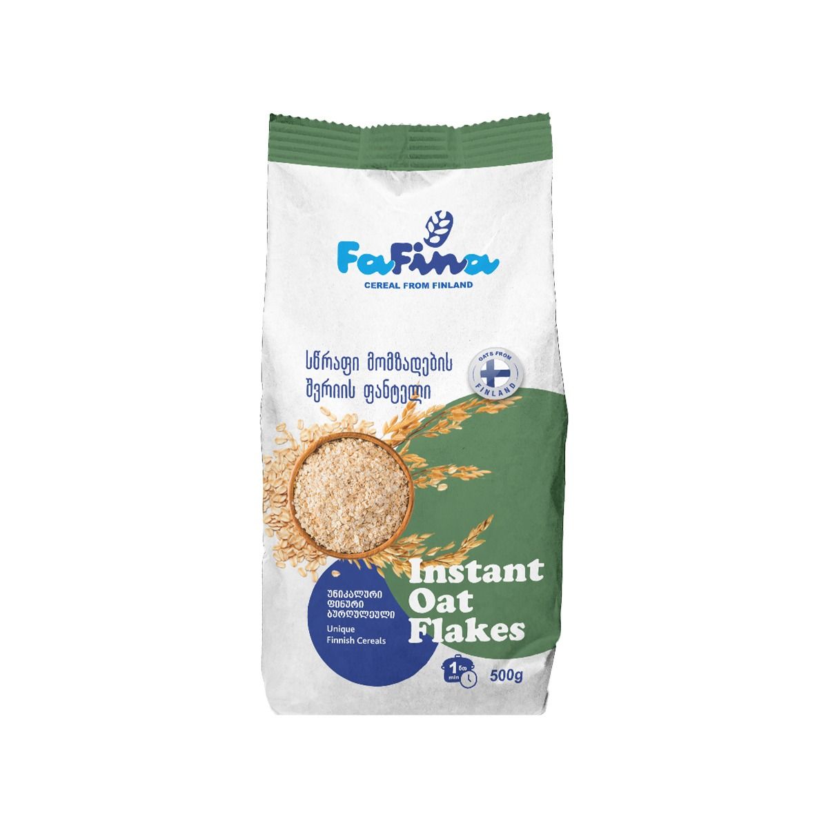 შვრიის ფანტელი 450 გ 0046 ფაფინა - Fafina