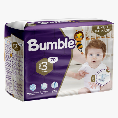 ბამბლი - ბავშვის საფენი ზ-3 /4-9კგ/