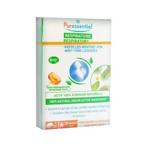 რესპირატორი პიტნით საწუწნი 20 ტაბლეტი ფიურესენშელი - Puressentiel