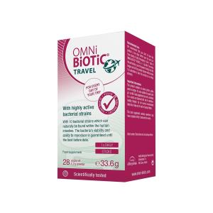 ომნი-ბიოტიკი თრეველ 1.2გ 28 სტიკი ალერგოსანი - AllergoSan