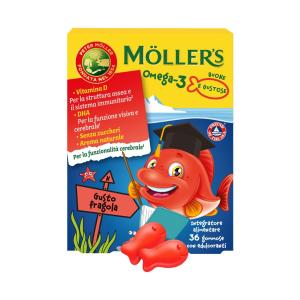 ომეგა3+D3 მარწყვი 36 ჟელიბონი