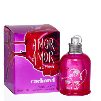 Amor Amor In A Flash By Cacharel Eau De Toilette Spray For Women 1.7 Oz W