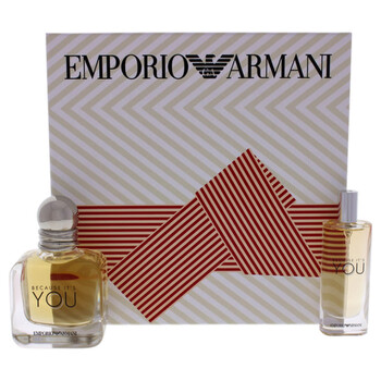 Because It Is You by Emporio Armani for Women  2 Pc Gift Set 1.7 oz EDP Spray 0.5oz EDP Spray