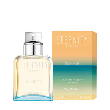 Eternity Summer Men  Calvin Klein EDT Spray 3.4 oz 2019 Edition 100 ml m