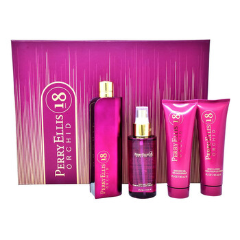Open Box  Perry Ellis 18 Orchid Gift Set