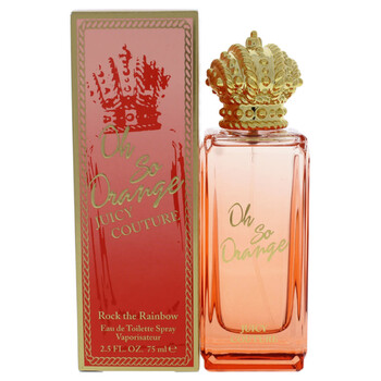 Rock the Rainbow Oh So Orange by Juicy Couture for Women  2.5 oz EDT Spray