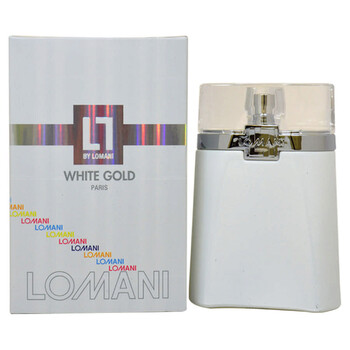 White Gold by Lomani for Men  3.3 oz EDT Spray