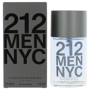 212 Nyc For Men  Carolina Herrera EDT Spray 1.0 oz 30 ml m