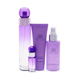 360 Purple for Women 4pcs EDP Gift Set