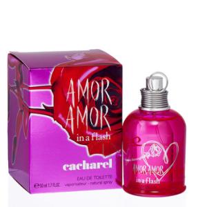Amor Amor In A Flash By Cacharel Eau De Toilette Spray For Women 1.7 Oz W