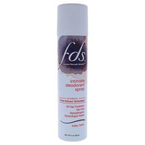 Intimate Deodorant Spray  Baby Fresh by FDS for Women  2 oz Deodorant Spray
